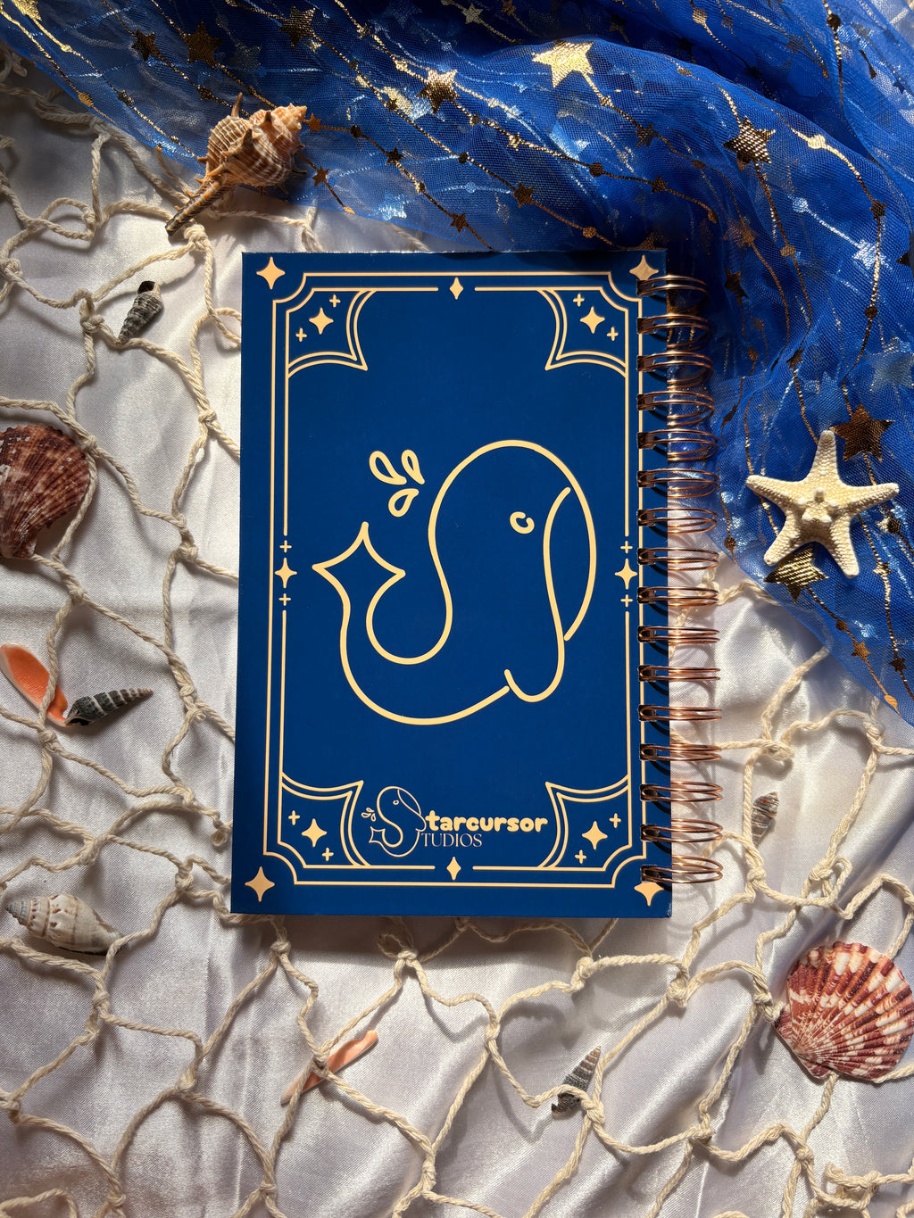 Startide Journal | 160-Page Dot Grid Notebook | Artist-Designed Spiral Journal | 120 GSM Paper | Creative Writing & Sketchbook